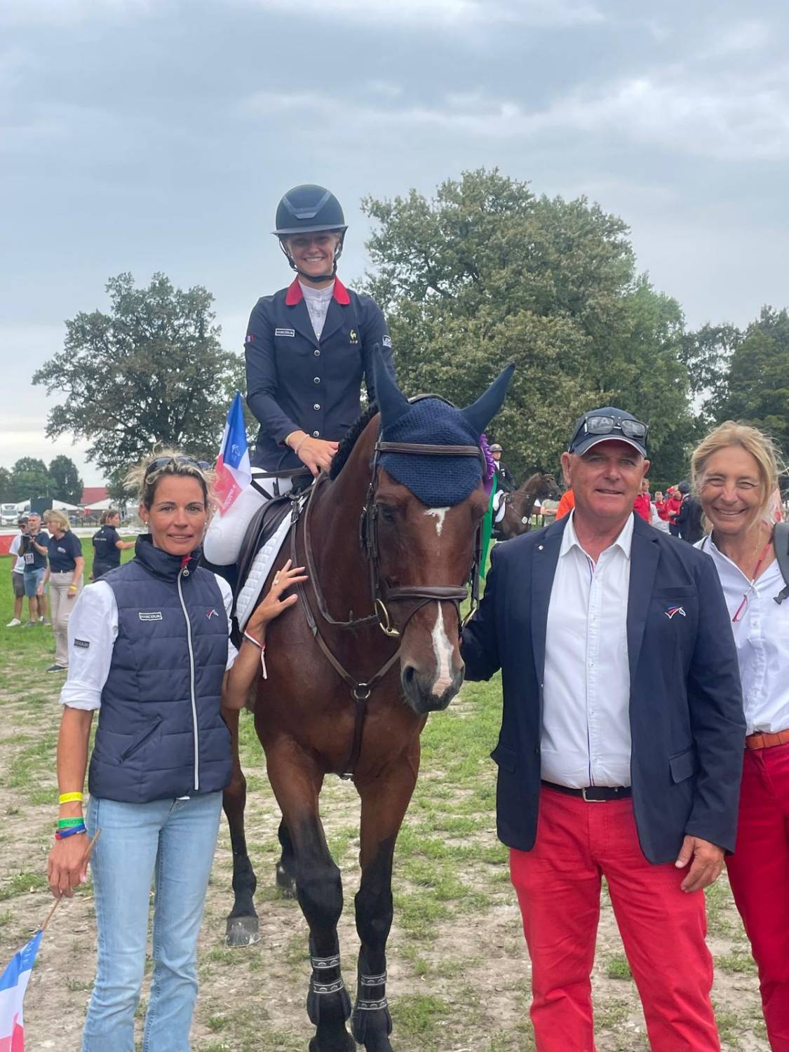 Lisa Vice championne d'Europe jeunes cavalires 2024